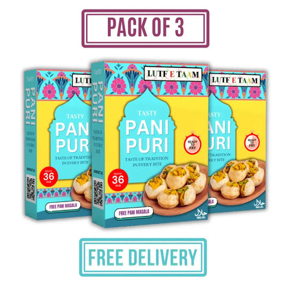 PANI PURI (PACK OF 3) + FREE DELIVERY