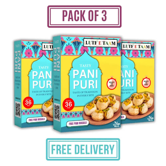 PANI PURI (PACK OF 3) + FREE DELIVERY