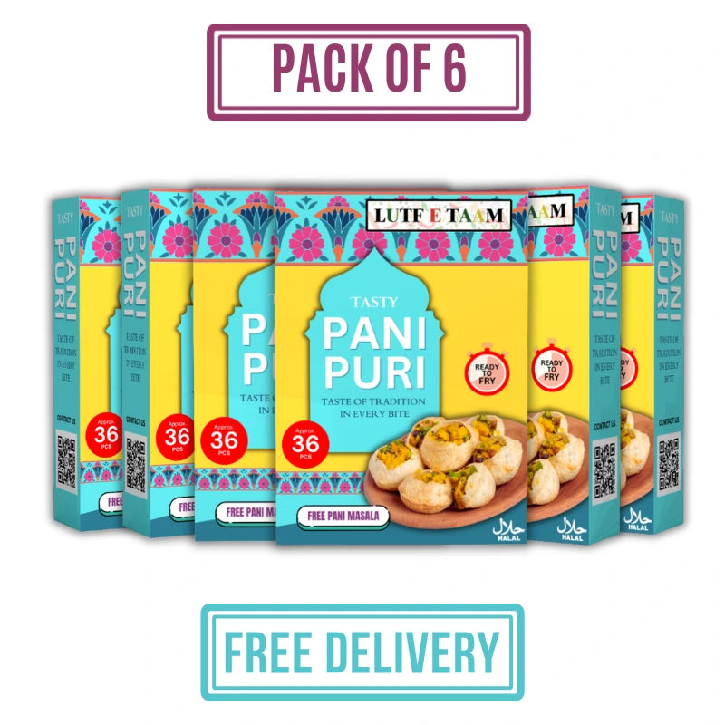 PANI PURI (PACK OF 6) + FREE DELIVERY