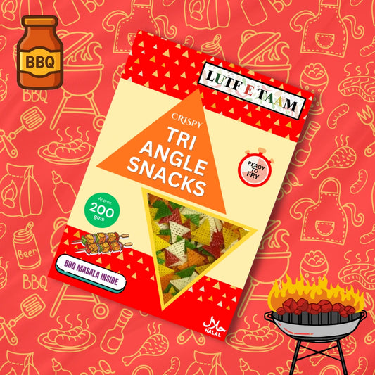 TRIANGLE SNACKS (Approx. 200gm) | BBQ MASALA