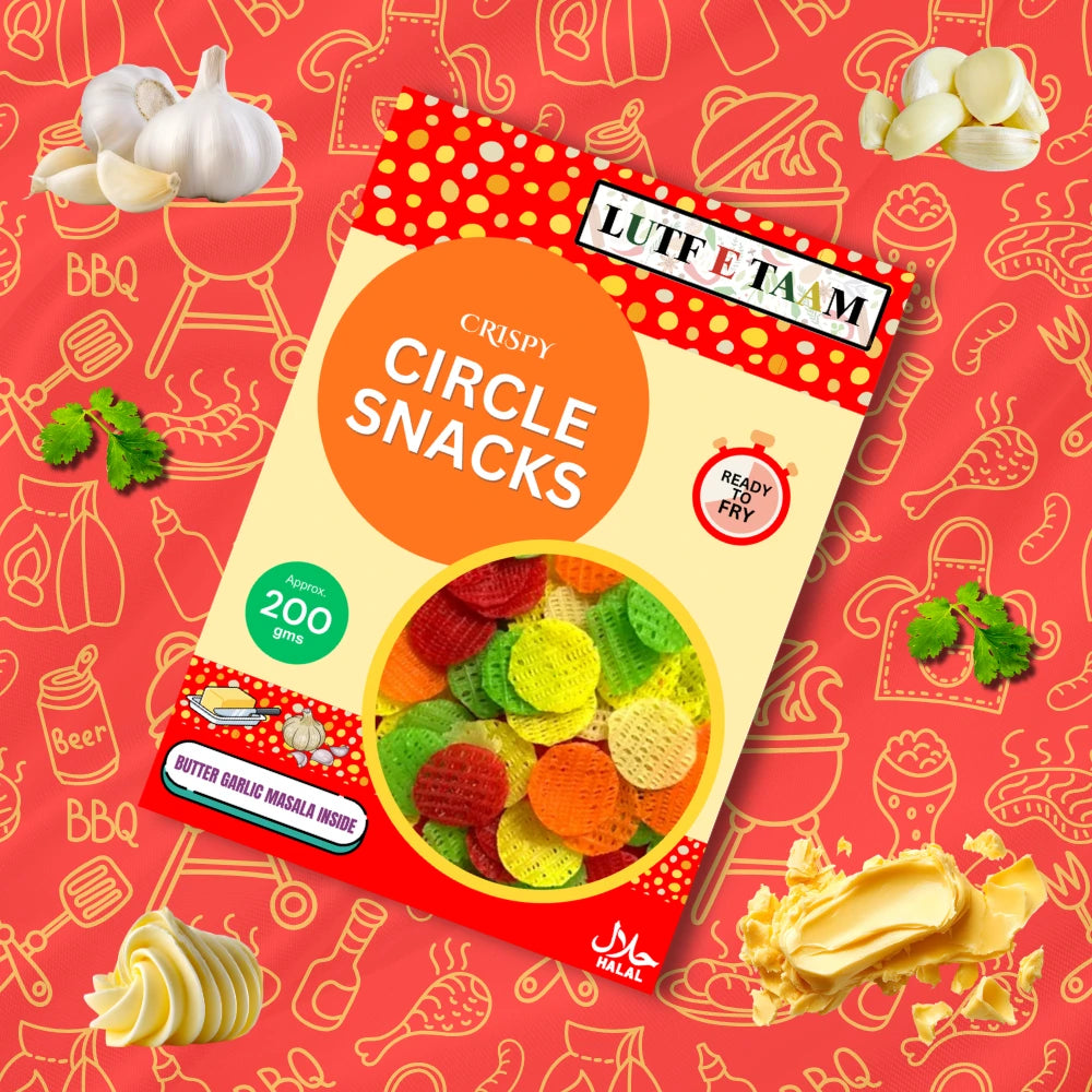 CIRCLE SNACKS (Approx. 200gm) | BBQ MASALA